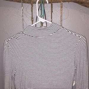 Striped Turtleneck